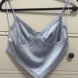 Mable Lace Trim Crop Top